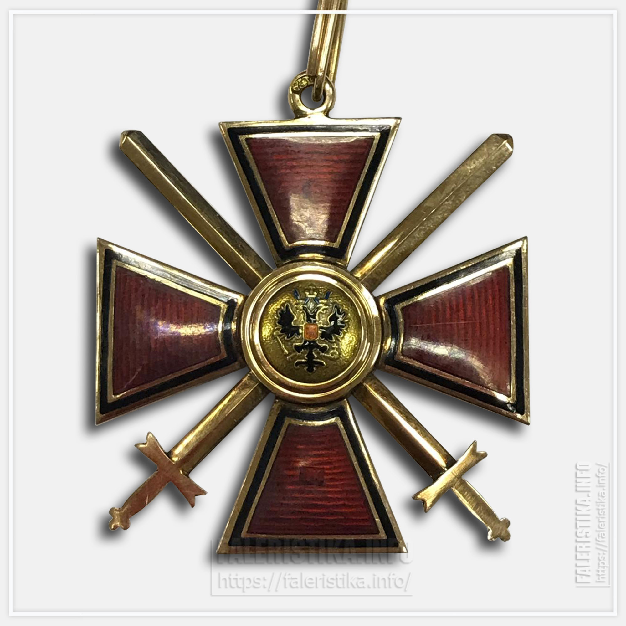 Знак ордена св. Владимира 3-й ст. с мечами для иноверцев
