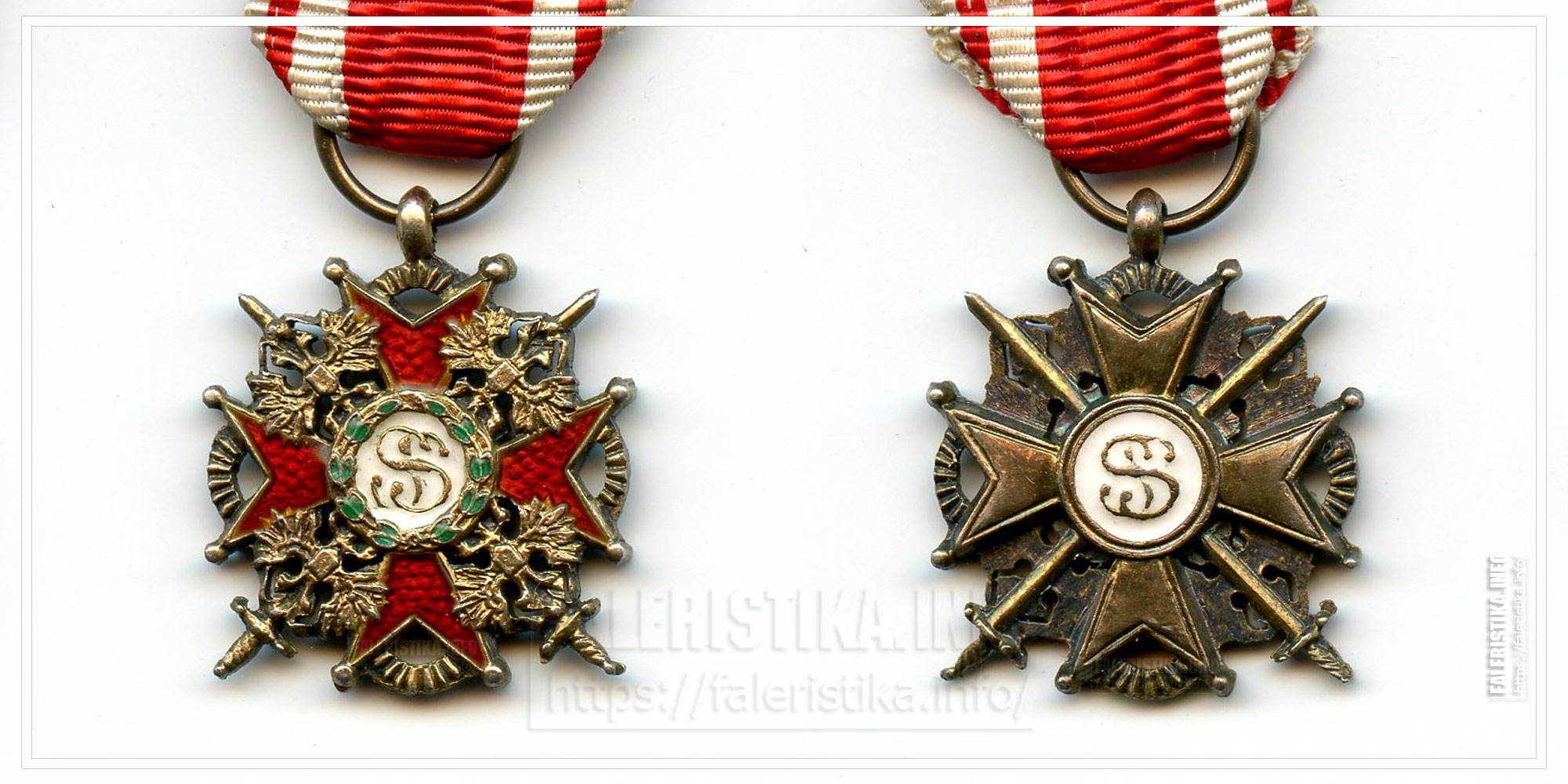 Знак ордена Святого Станислава Миниатюра (фрачник)