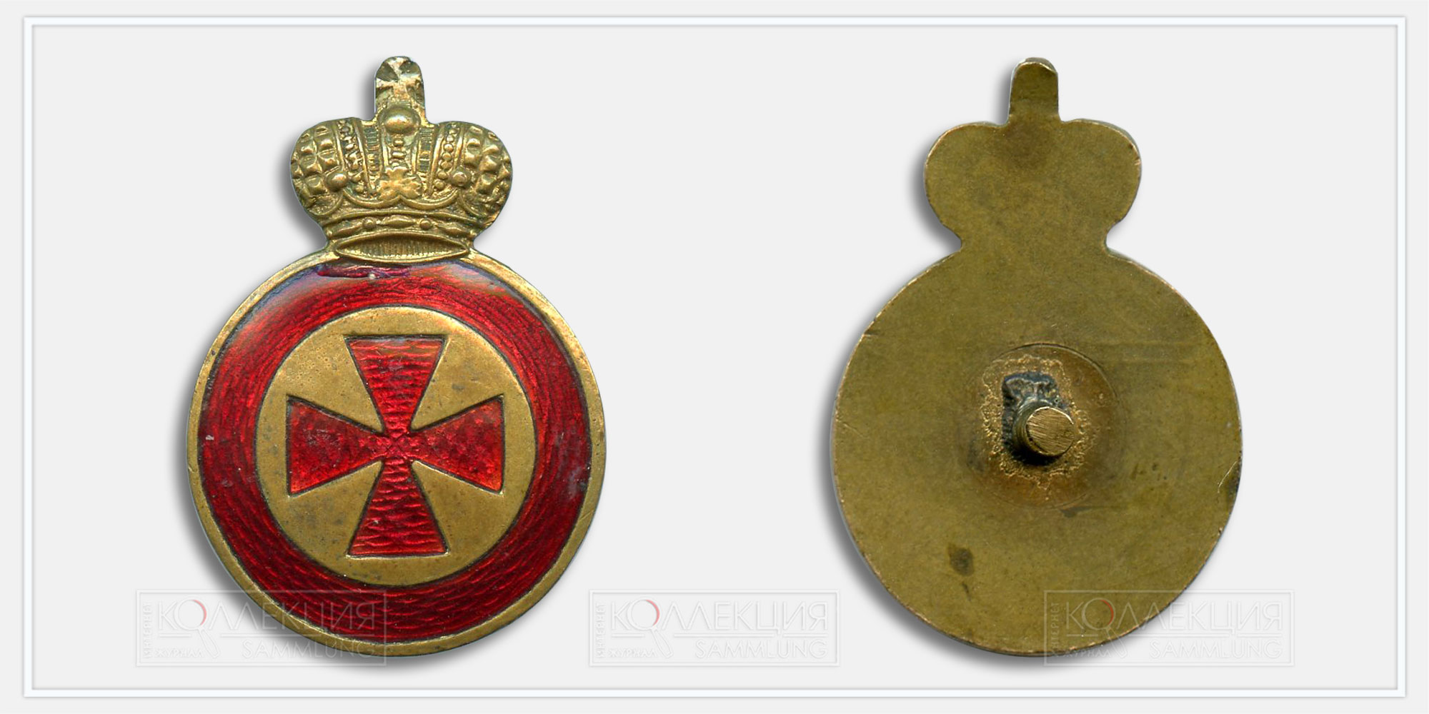 Знак ордена Святой Анны 4-й степени